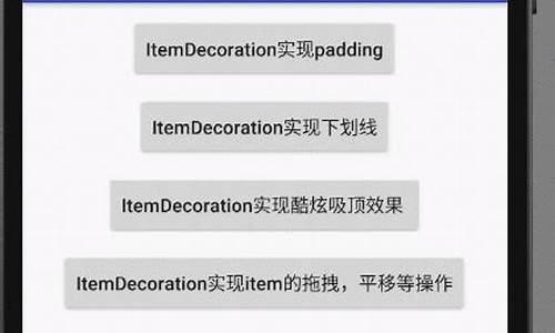 itemdecoration 源码